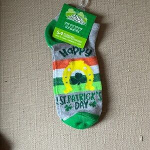 St. Patrick’s Day - Green and Gray Festive Socks